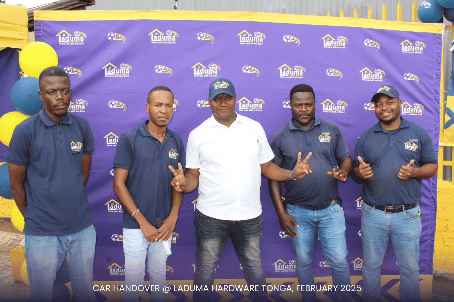 Laduma Hardware Tonga Car Handover 15-min