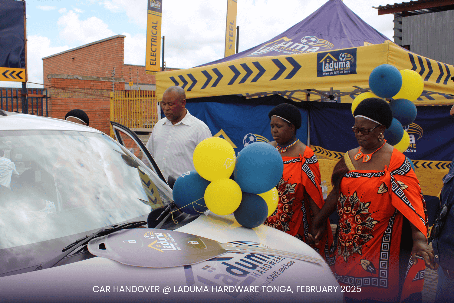 Laduma Hardware Tonga Car Handover 19
