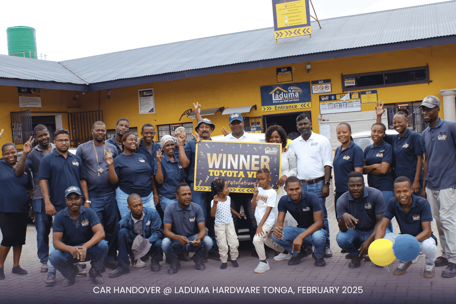 Laduma Hardware Tonga Car Handover 20