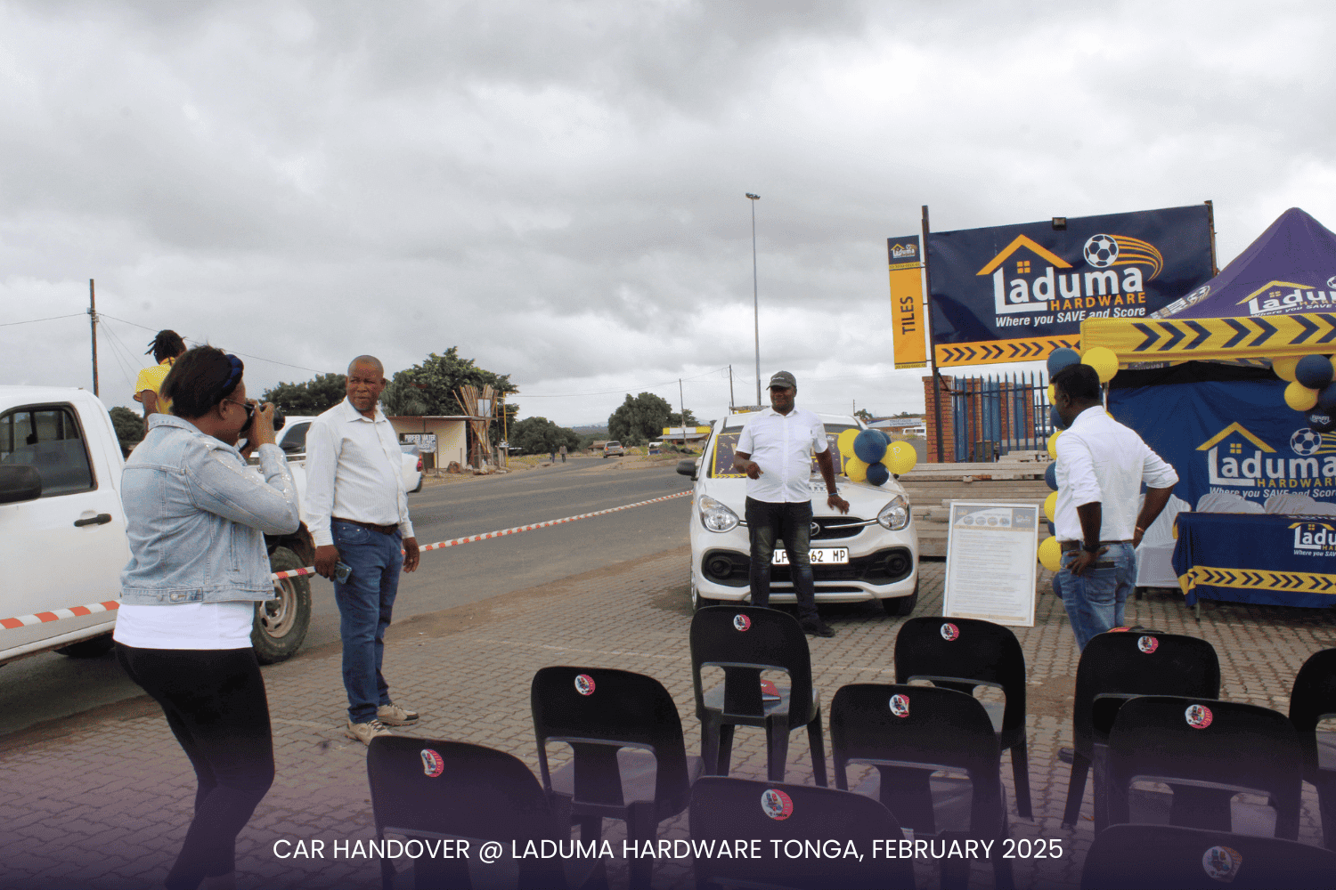 Laduma Hardware Tonga Car Handover 3